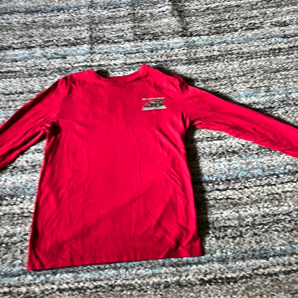 Long Sleeve Red Crown and Ivy Shirt